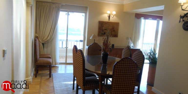 Furnished Apartment Overlooking The Nile For Rent (1)