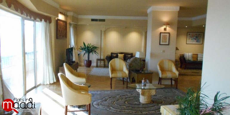 Furnished Apartment Overlooking The Nile For Rent (2)