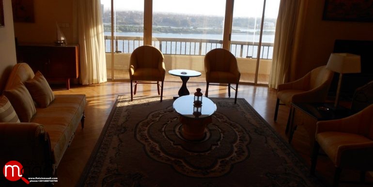 Furnished Apartment Overlooking The Nile For Rent (6)