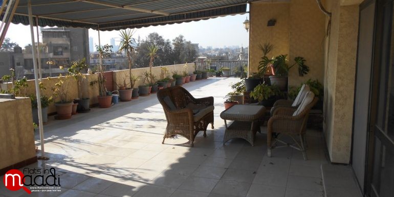 Furnished penthouse for rent in Maadi Digla (24)