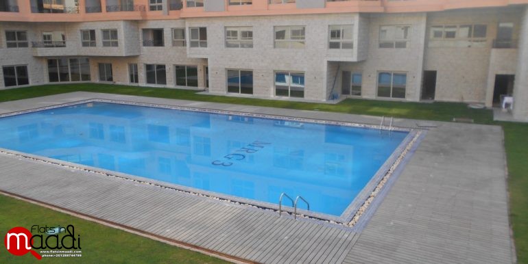 Studio with common Pool for rent in Maadi Sarayat (1)