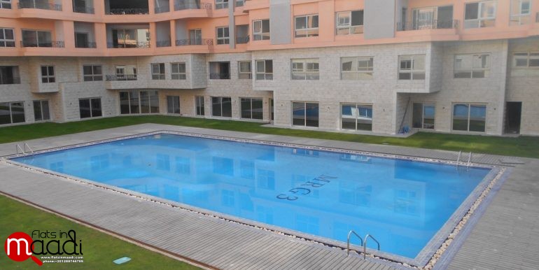 Studio with common Pool for rent in Maadi Sarayat (2)