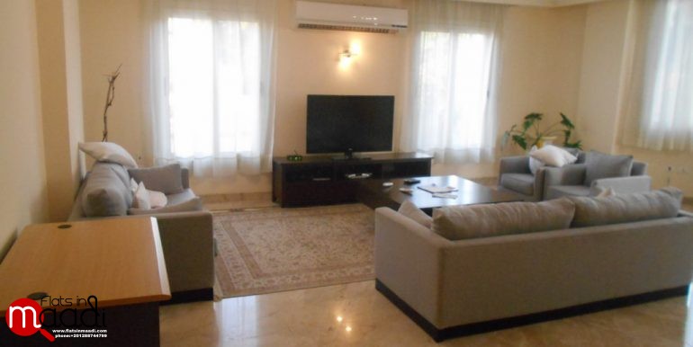 Modern Furnished Apartment Located In Maadi Sarayat For Rent (1)