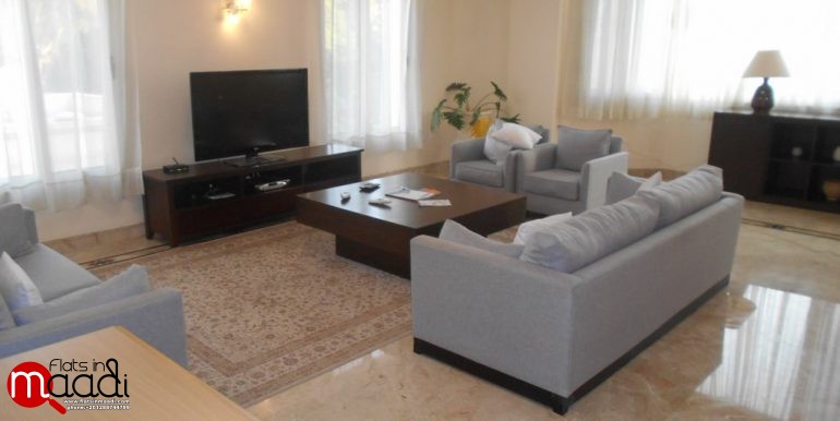 Modern Furnished Apartment Located In Maadi Sarayat For Rent (2)