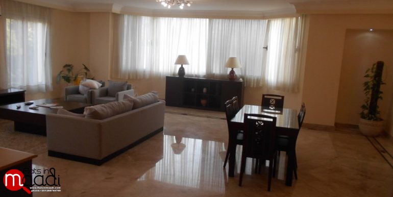 Modern Furnished Apartment Located In Maadi Sarayat For Rent (4)