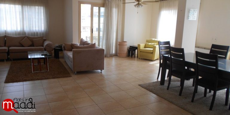 Modern apartment for rent in maadi degla (1)