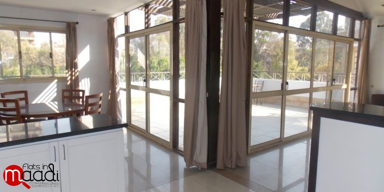 Modern penthouse for rent in Maadi Sarayat (8)